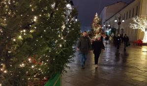 La capital rusa se viste de luces para recibir 2025