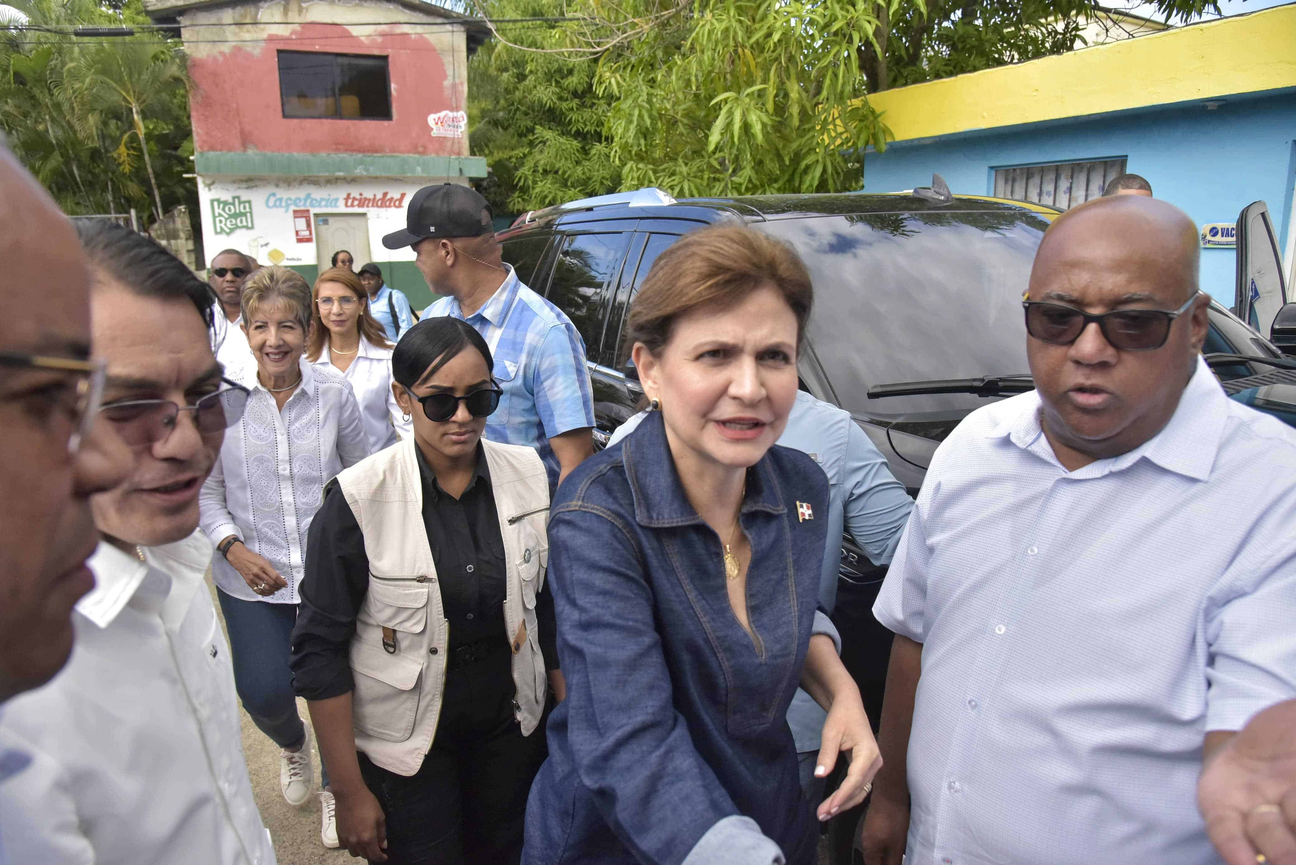 Vicepresidenta Raquel Peña en Puerto Plata. 