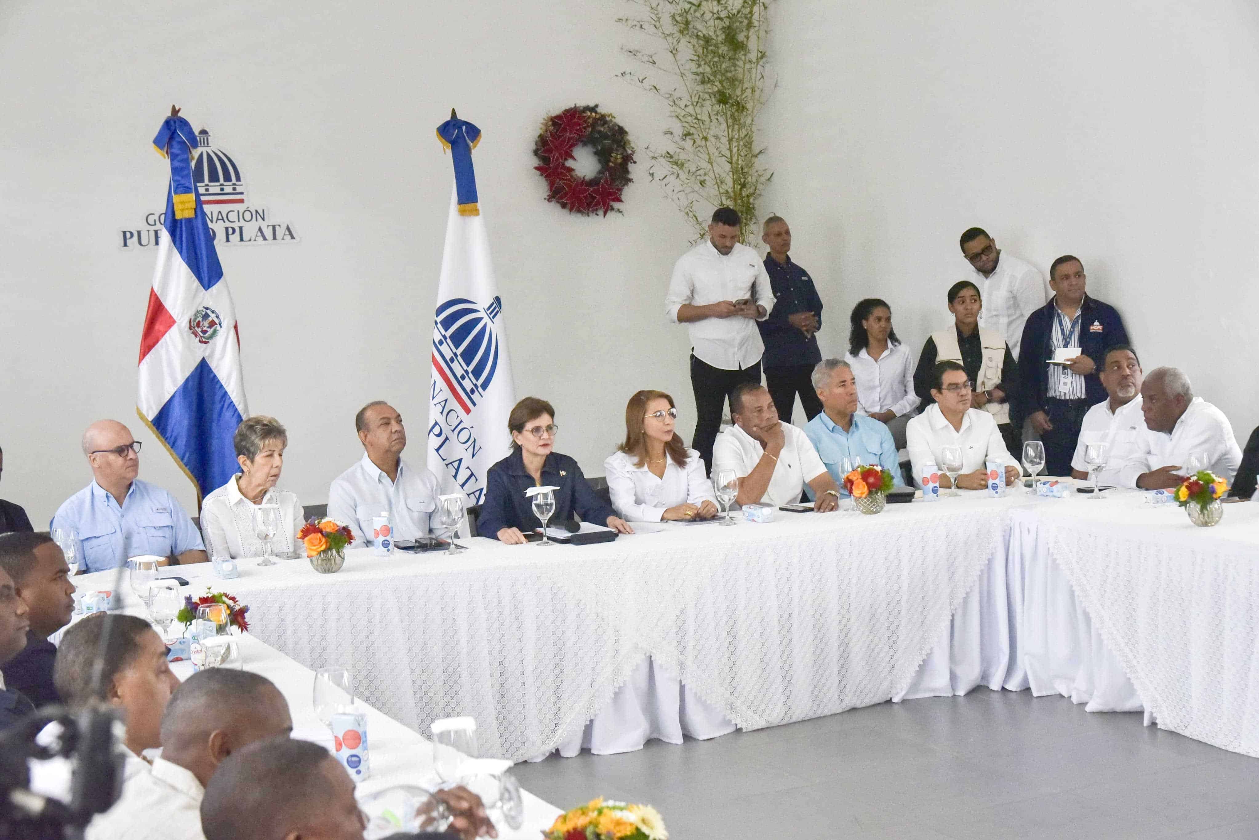 Vicepresidenta Raquel Peña en Puerto Plata. 