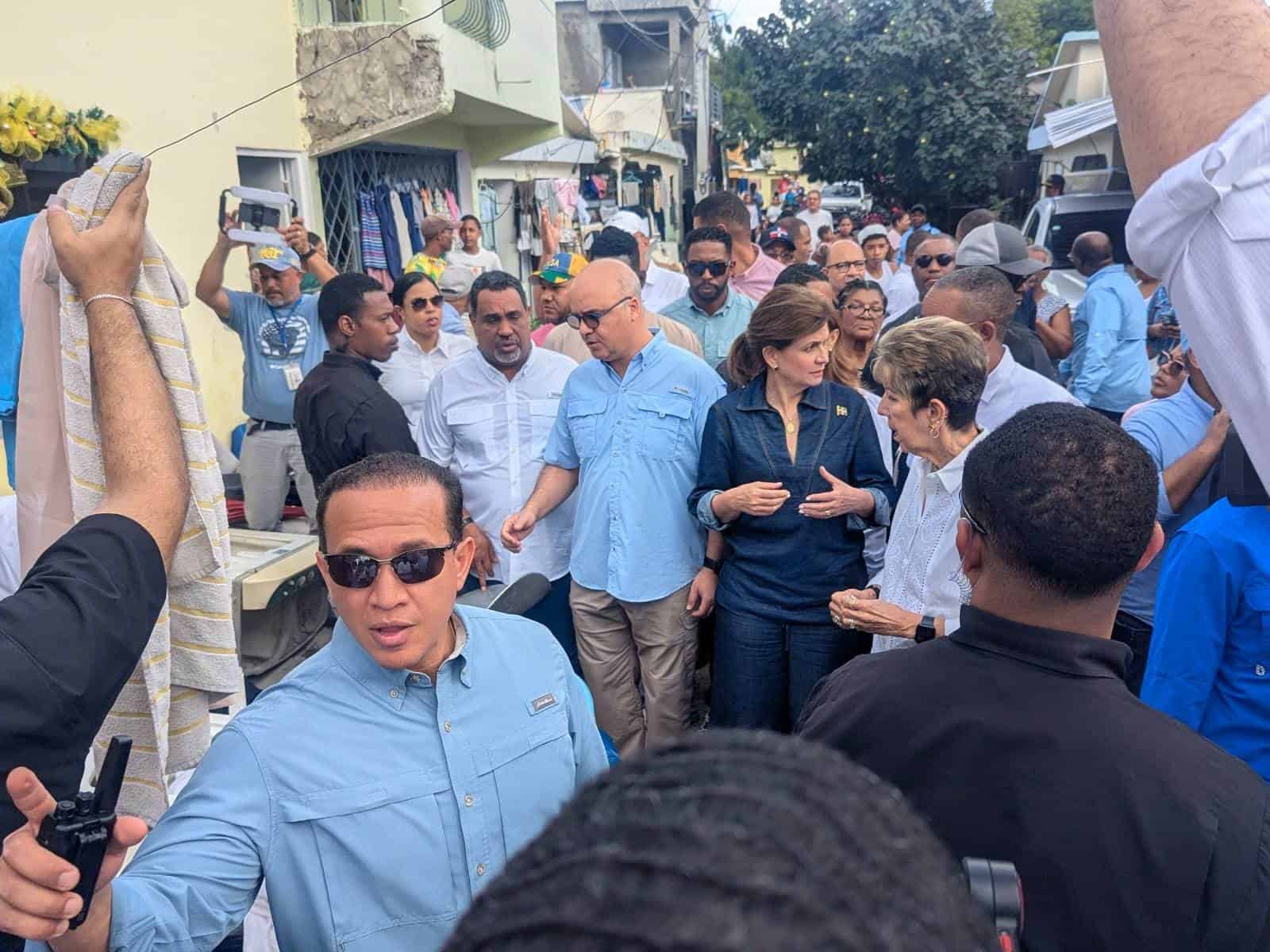 Vicepresidenta Raquel Peña en Puerto Plata. 