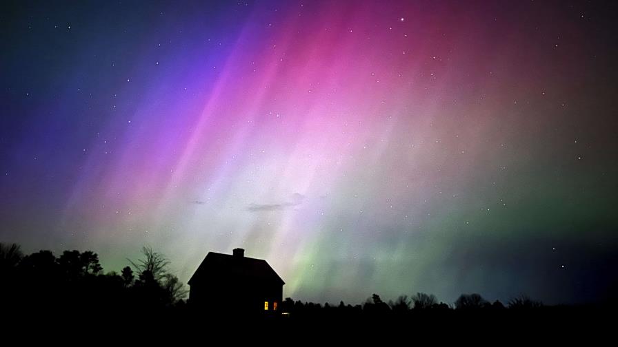 Auroras boreales podrían verse en el norte de EEUU este Año Nuevo