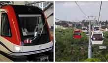 Se reanudan los servicios del metro y el telef&eacute;rico tras ser suspendidos por lluvias