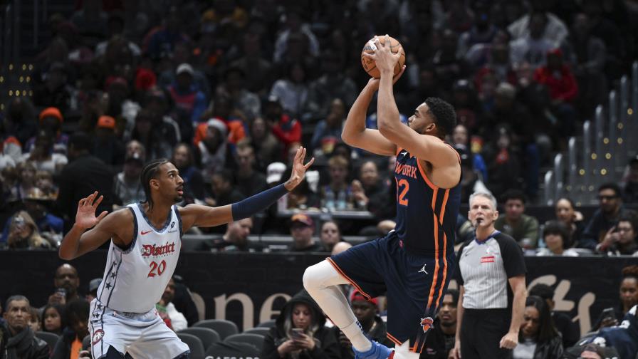 Los Knicks llegan a ocho triunfos consecutivos al superar 126-106 a Wizards