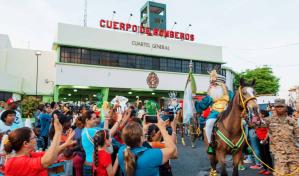 Bomberos realizarán el domingo su tradicional desfile de Reyes Magos