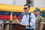 Noboa retoma campaña electoral en Ecuador tras prorrogar a su vicepresidenta encargada