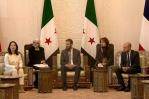 Ministros de Francia y Alemania instan a una transición pacífica e inclusiva en Siria