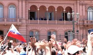 González Urrutia se reúne con Milei y dice que conversará con Biden en EEUU