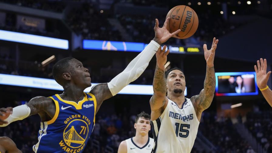 Andrew Wiggins anota 24 puntos y los Warriors, sin Curry, vencen 121-113 a Memphis