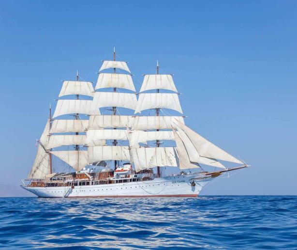 Sea Cloud, el otrora yate Angelita que aún surca los mares casi un siglo después de construido