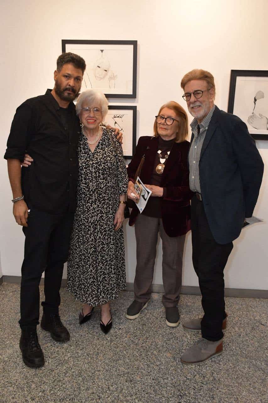 Marcos Nova, Milagros Ortíz Bosch, Marianne de Tolentino y Salvador Bergés.