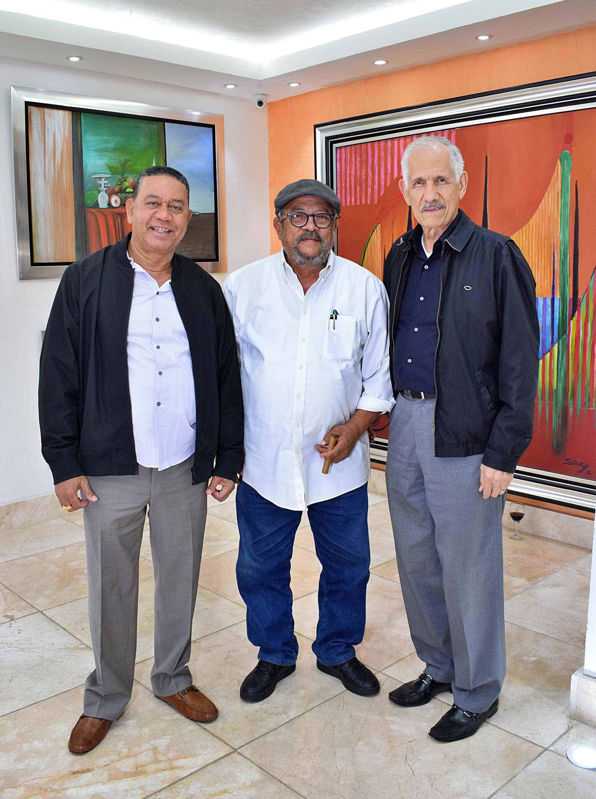 Víctor Rodríguez, Dionisio Blanco y Silverio Cruz.