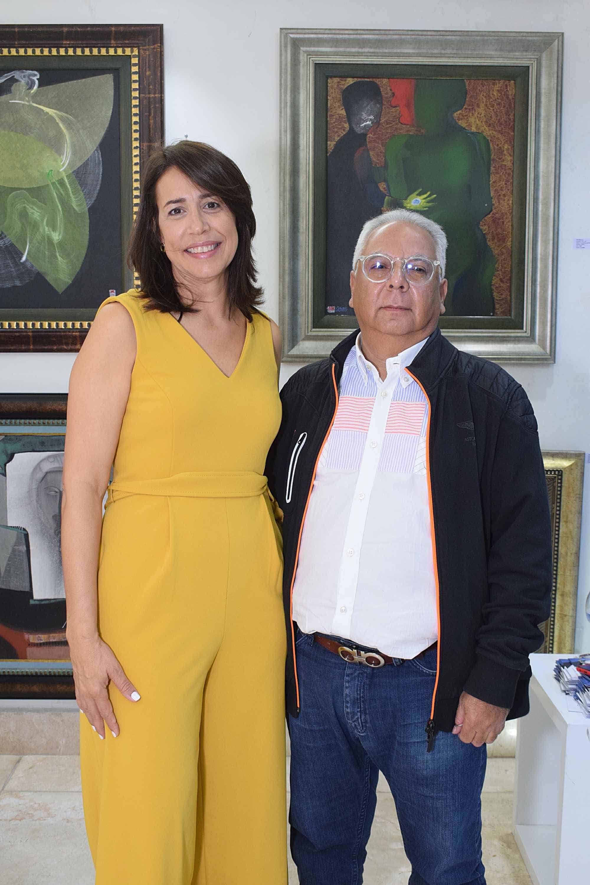 Ana Karina Marchena y César Pumarol.