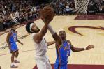 Los Cavaliers vencen al Thunder y le cortan racha de 15 victorias