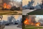 Comunidades enteras son arrasadas por voraces incendios que acechan Los Ángeles