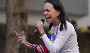 María Corina Machado dice que los venezolanos no permitirán que se perpetúe la opresión