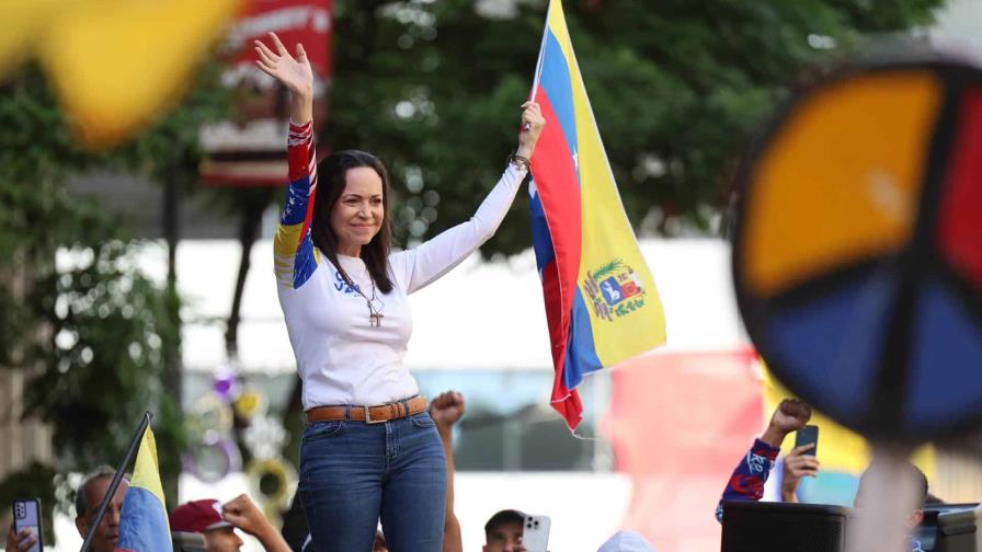 Toda Venezuela salió a la calle: Machado encabeza protesta contra investidura de Maduro