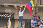 María Corina Machado reaparece en una protesta en Caracas tras 133 días de clandestinidad María Corina Machado reaparece en una protesta en Caracas tras 133 días de clandestinidad