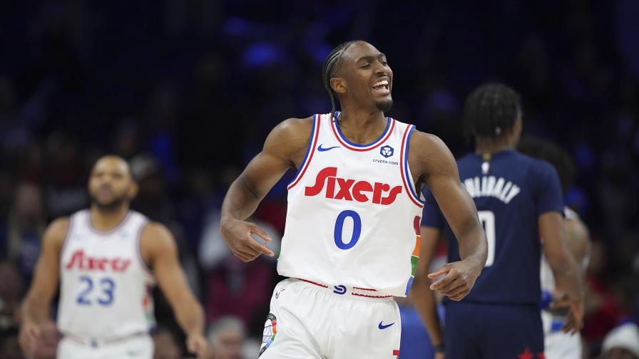 Maxey anota 29 puntos y los 76ers se imponen 109-103 a Wizards