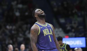 Pelicans suspenden 1 partido a Zion Williamson por violar políticas del equipo