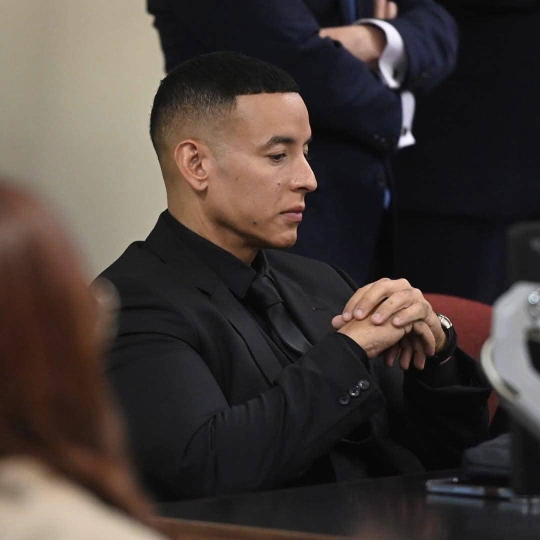 Daddy Yankee en el juicio.