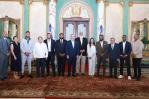 Presidente Abinader recibe a miembros de la Asociación de Peloteros de Grandes Ligas (MLBPA)