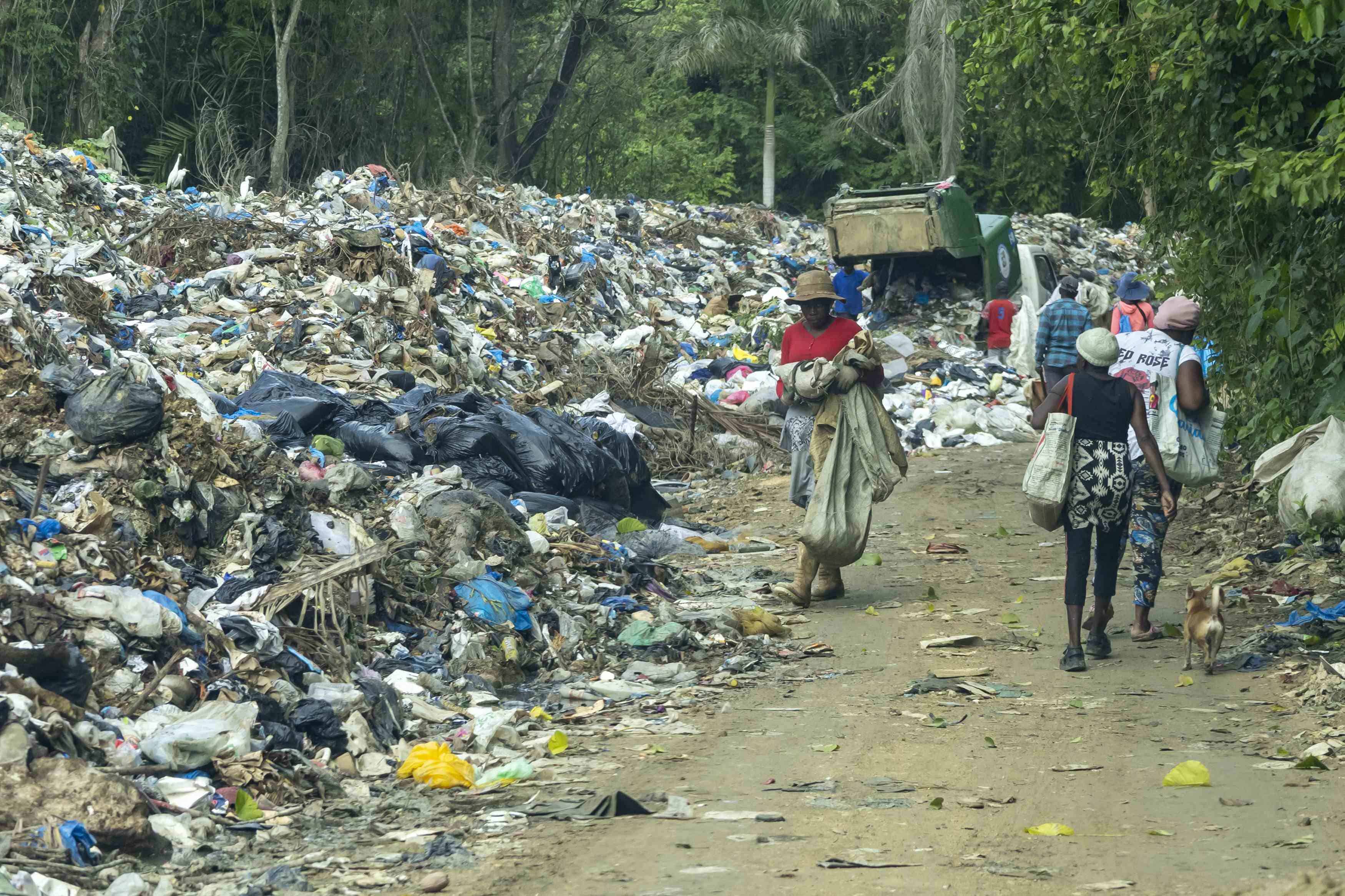 La Junta Municipal reporta un vertido de 120 toneladas de basura. 