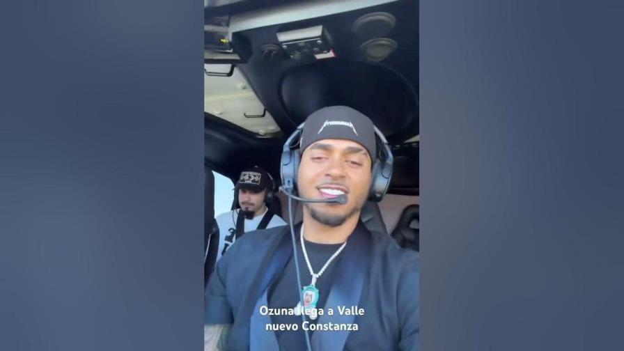 ¿Qué hace el cantante urbano Ozuna en Valle Nuevo?