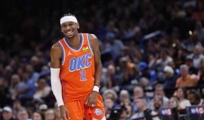 Gilgeous-Alexander anota 40 y Thunder arrolla a Cavaliers por 134-114 en duelo de líderes de la NBA