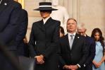 Melania Trump apuesta por un look sobrio para la investidura