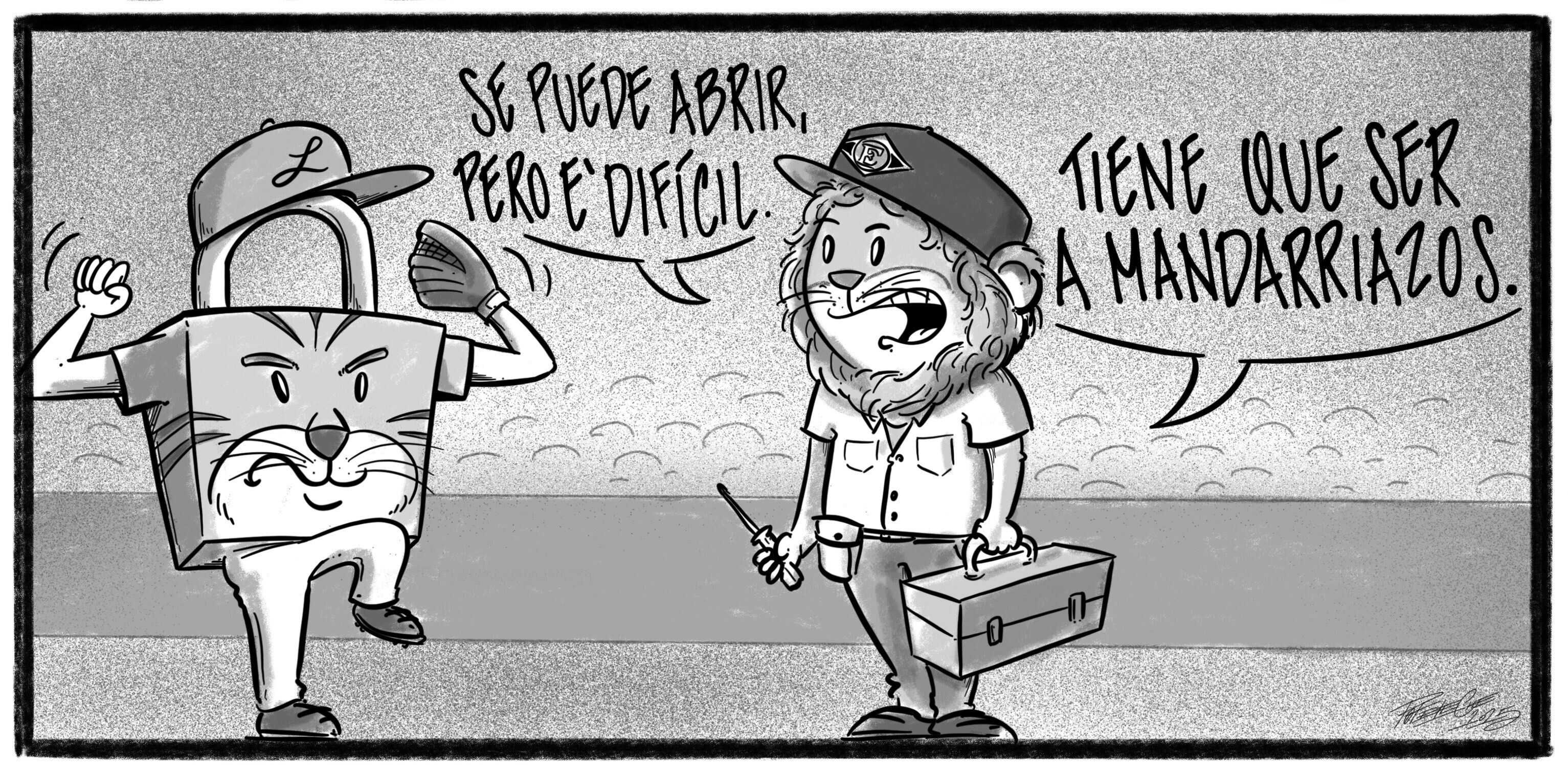 Caricatura de Noticiero Poteleche 23 enero 2025