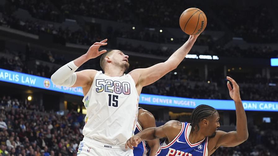 Jokic logra su 19no triple-doble de la temporada; Nuggets vencen 144-109 a 76ers Jokic logra su 19no triple-doble de la temporada; Nuggets vencen 144-109 a 76ers