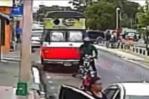 Momento en el que un encapuchado asesina a un hombre en Santiago