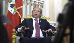 El presidente transitorio de Haití prevé elecciones generales a finales de 2025