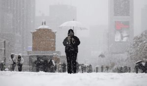 Gran parte de Corea del Sur en alerta por fuertes nevadas