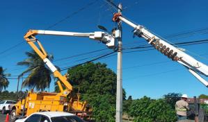 Edesur coloca banco de reguladores en San Cristóbal por valor 4,584,469 pesos