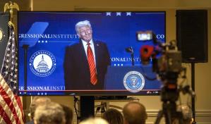 Trump no está 100 % seguro de que un tercer mandato esté prohibido