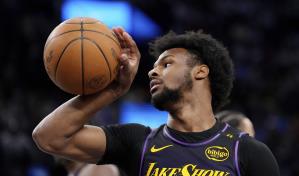 Bronny James demuestra a su padre LeBron y a los Lakers que aún tiene mucho que aprender