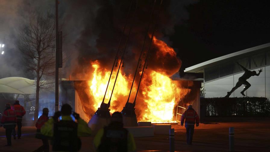 Incendio en quiosco fuera del estadio del Man City antes de partido de Champions