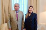 Carolina Mejía se reúne con el presidente de Panamá, José Raúl Mulino