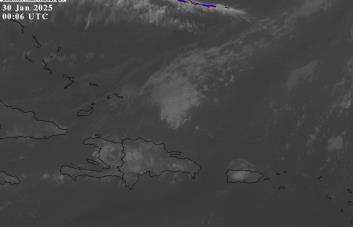 Pronostican lluvias en varias provincias este jueves por incidencia de una débil vaguada