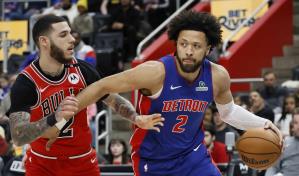Con 27 puntos y 15 asistencias Cade Cunningham lidera triunfo de Pistons ante Bulls