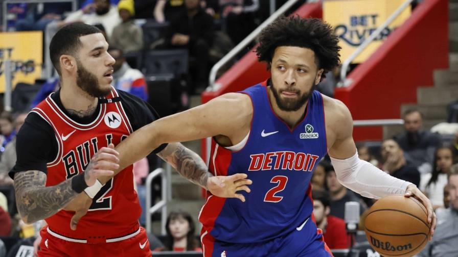Con 27 puntos y 15 asistencias Cade Cunningham lidera triunfo de Pistons ante Bulls