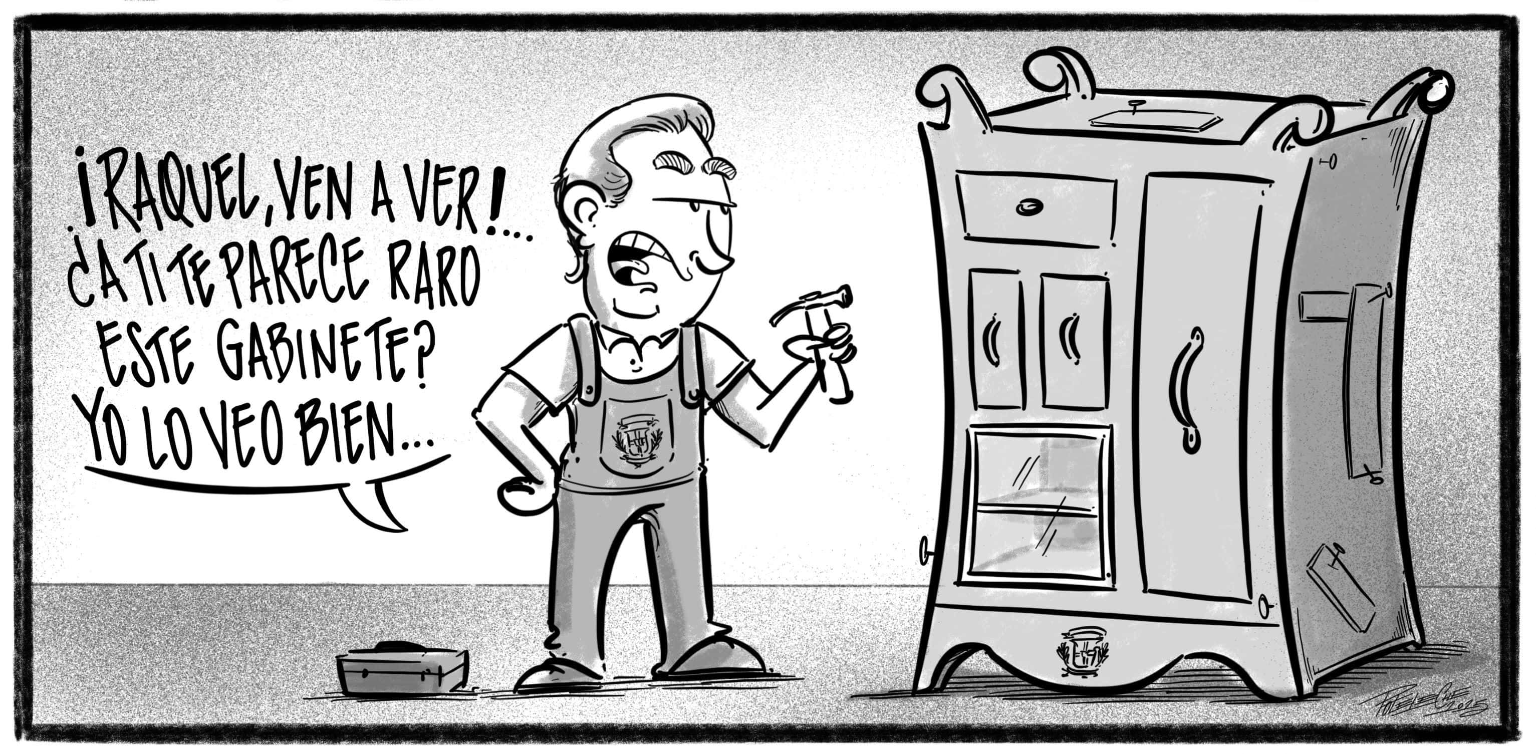 Caricatura de Noticiero Poteleche 5 febrero 2025