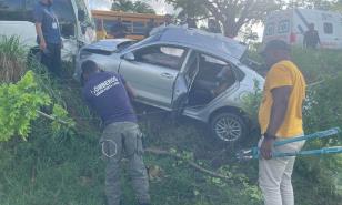 Cuatro personas fallecidas durante accidente de tránsito en la provincia La Altagracia 