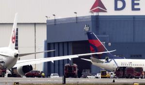 Avión de Delta estacionado fue impactado por avión de Japan Airlines en aeropuerto de Seattle