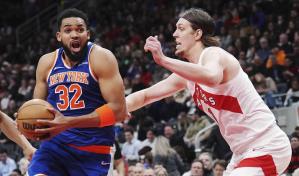 Towns logra 27 puntos y 20 rebotes por Knicks, que hilan 8vo triunfo ante Raptors