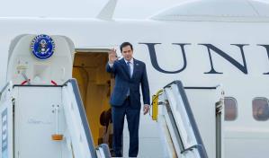 Marco Rubio sale de República Dominicana y finaliza  primera gira por América Latina