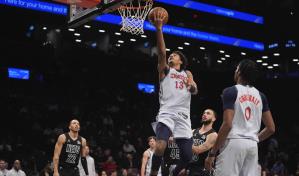 Wizards hilvanan tercera victoria seguida al vencer 119-102 a los Nets