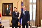 Presidente Abinader recibe al secretario de Estado estadounidense, Marco Rubio