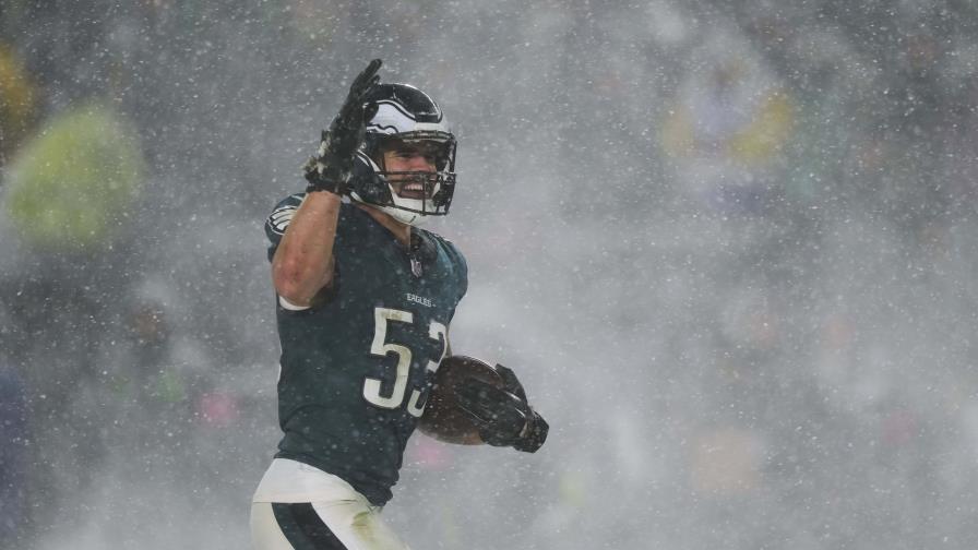 Zack Baun, ex de Saints, revive su carrera en Filadelfia con Eagles